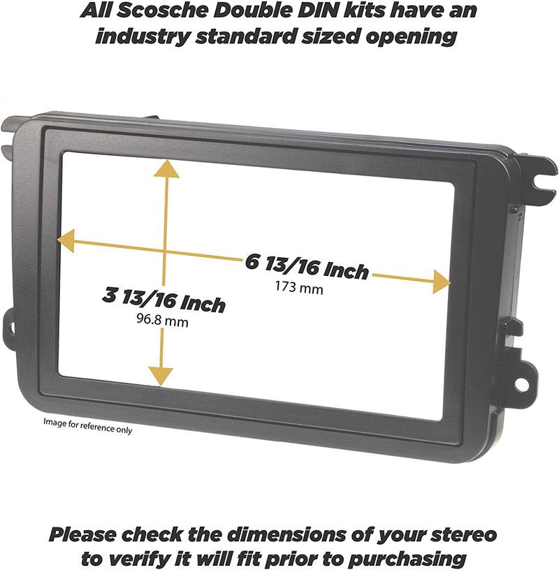 Dash Kit Select Toyota Model 2015 and Up Double Din or Single TA2160B