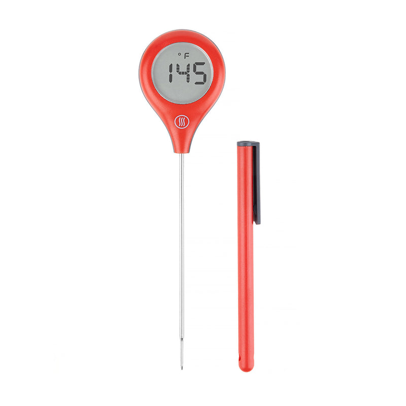 Thermoworks ThermoPop 2 Pocket Thermometer Super Fast Reading Red TX-3120-RD