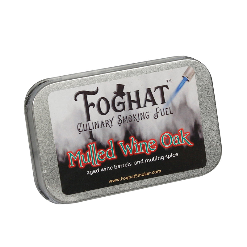 Foghat Culinary Smoking Fuel Mulled Wine Oak W/ Spice Notes All-Natural 4 Ounce