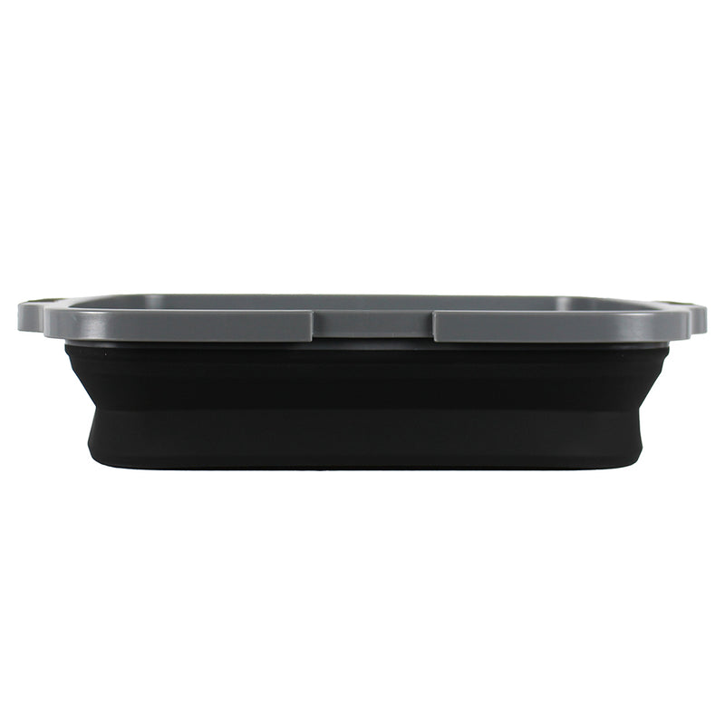 Drip EZ Jr BBQ Prep Tub w/ Locking Lid and Cutting Board TUBV2-JR-1-BL