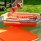 Drip EZ XL BBQ Prep Tub V2 with Locking Lid Cutting Board Orange TUBV2-XL-1-OR