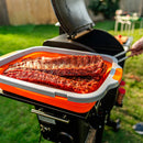 Drip EZ XL BBQ Prep Tub V2 with Locking Lid Cutting Board Orange TUBV2-XL-1-OR