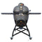 Vision Grills Deluxe Kamado Charcoal Grill W/ Electric Starter, Lava Stone & LED