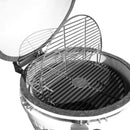 Vision Grills Deluxe Kamado Charcoal Grill W/ Electric Starter, Lava Stone & LED