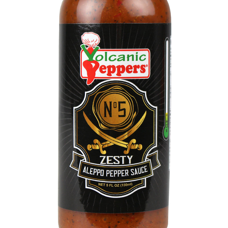 Volcano Pepper Volcanic Peppers Zesty Aleppo Pepper Sauce 5oz Mild Heat LAVAALEP ...