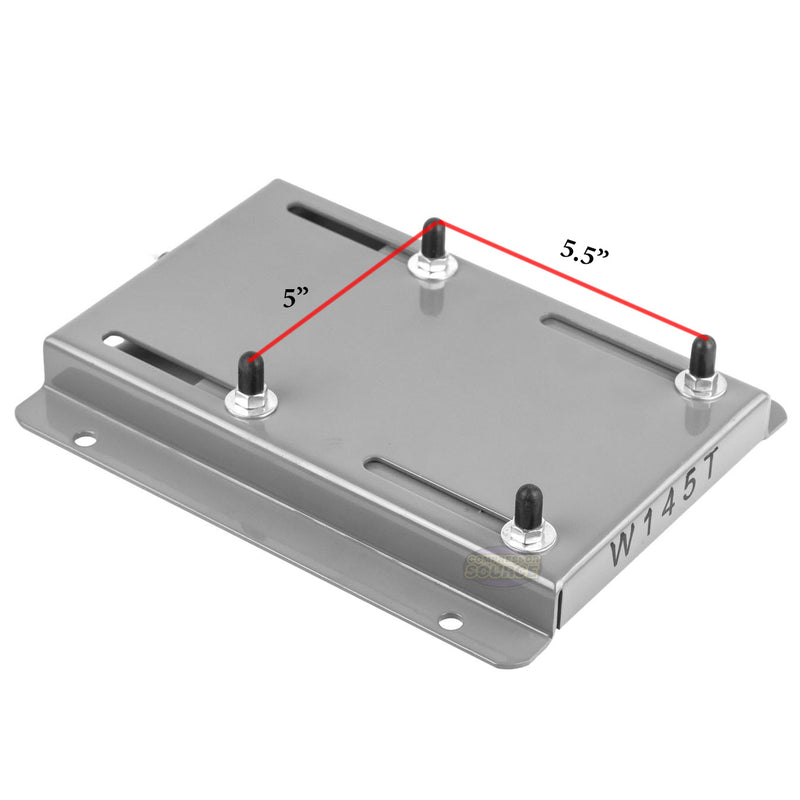 145T Frame Electric Motor Base Mount Adjustable Slide Plate Universal Mounting
