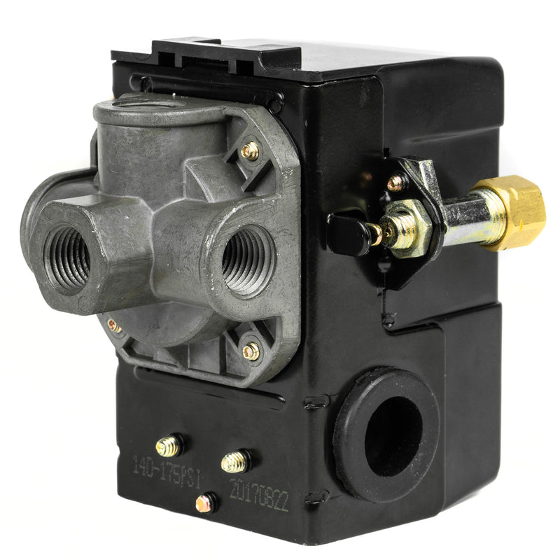 Heavy Duty 26 Amp Air Compressor Pressure Switch Control 140-175 PSI 4 Port