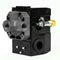 Four Port 95-125 PSI Air Compressor Pressure Switch Control 1/4" NPT 12 Amp