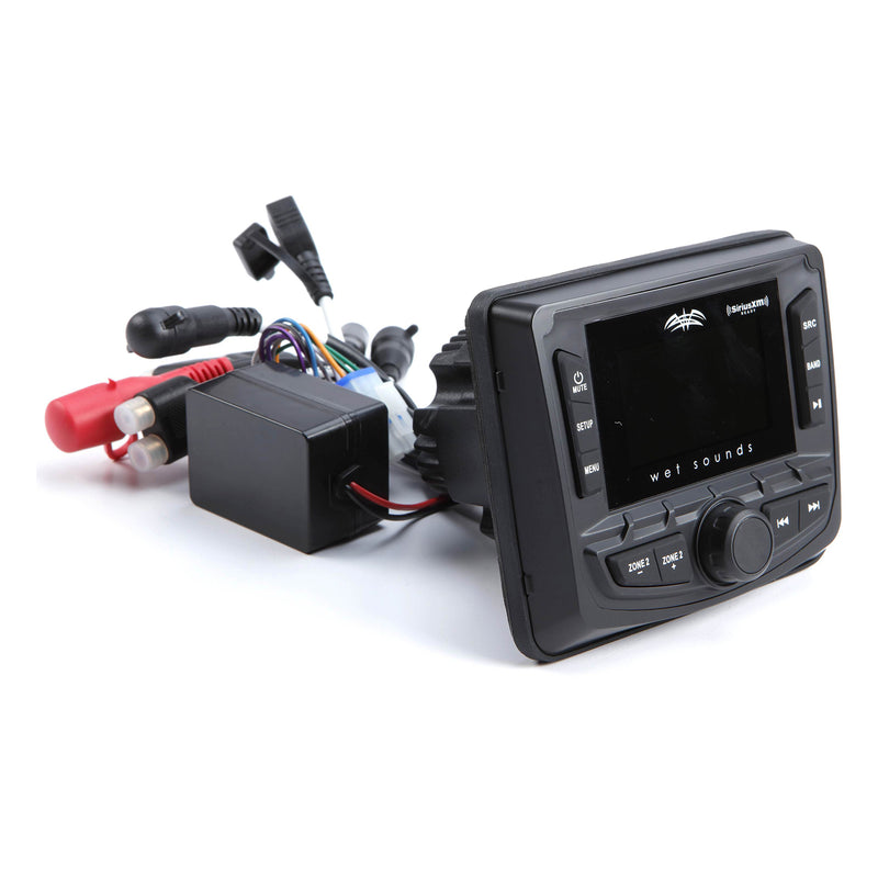 Wet Sounds MC-2 Marine Receiver W/ Bluetooth & AM/FM/Weather Radio, LCD Screen