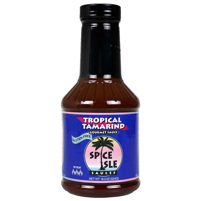 Spice Isle Sauces Tropical Tamarind Gourmet BBQ Sauce 18.5 Oz Tangy Gluten Free