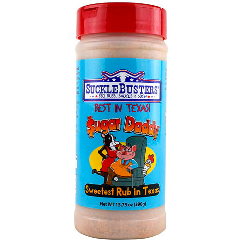 Suckle Busters 13.75 Oz Sugar Daddy Sweet Dry Rub Competition Rated Gluten Free