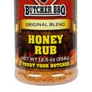 Butcher BBQ Honey Rub Original Blend 12.5 Oz BBQ Dry Rub Seasoning Gluten Free