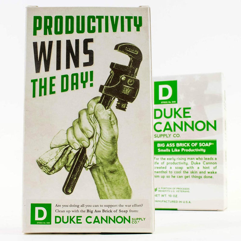 Duke Cannon Big Ass Brick of Soap Productivity 10 Oz Limited Edition 03WHITE1