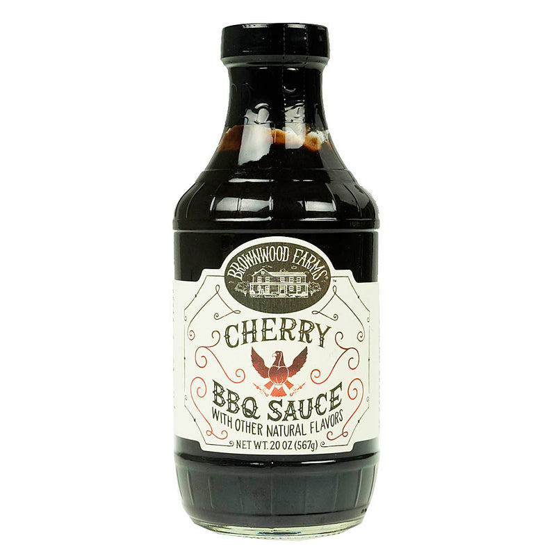 Brownwood Farms Sweet & Tangy Cherry BBQ Sauce Gluten Free Farm Fresh 20 Oz
