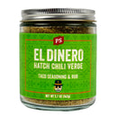 PS Seasoning El Dinero Hatch Chili All-Natural Verde Taco Seasoning & Rub 5.7oz