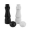 CrushGrind Mini Salt and Pepper Table Grinder Set of 2 With Stand Black & White