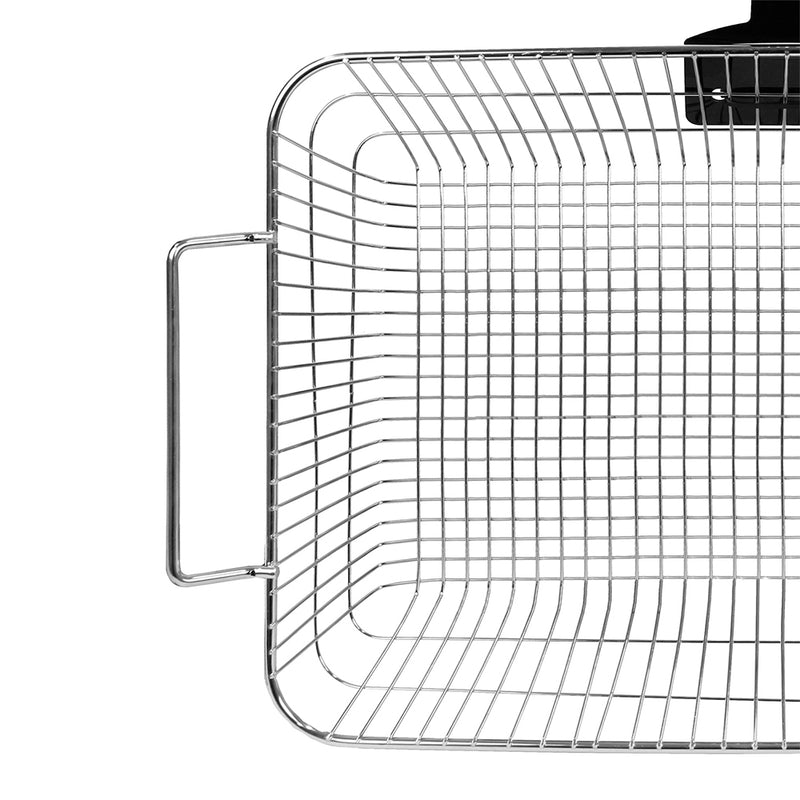 Mr Bar-B-Q Roast Basket Grill Topper Stainless Steel Wire Mesh W/ Dual Handles