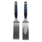 Razor Griddle Spatulas 2-Pack Stainless Steel W/ Stay-Cool Handle & Beveled Edge