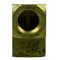 Brass 1/4" Female National Pipe Thread Female Barstock 90 Degree Elbow 100SC