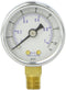 1/8" NPT 0-15 PSI Air Pressure Gauge Lower Side Mount With 1.5" Face