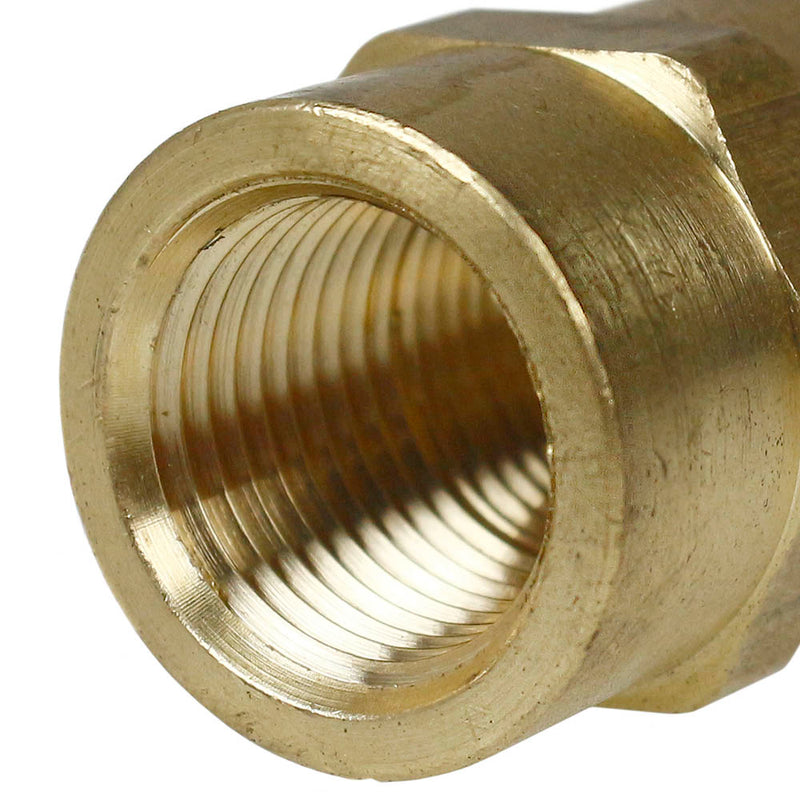 3/8" NPTF Thread Size Solid Brass Coupling Pipe Fitting 1200 PSI Maximum 103E