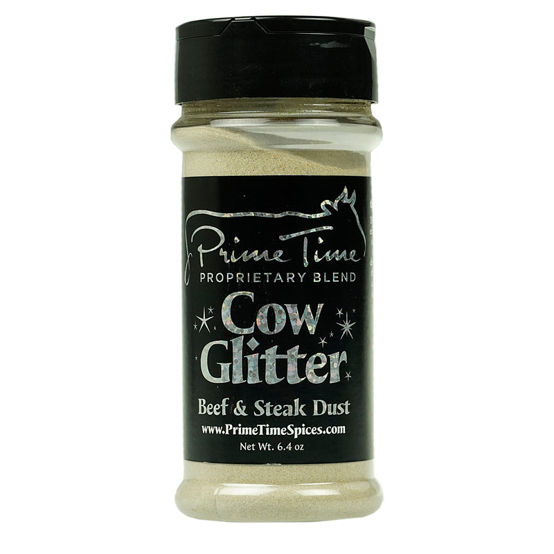 Prime Time Spices' Cow Glitter 6.4 oz 0 Calorie Beef And Steak Dust Seasoning