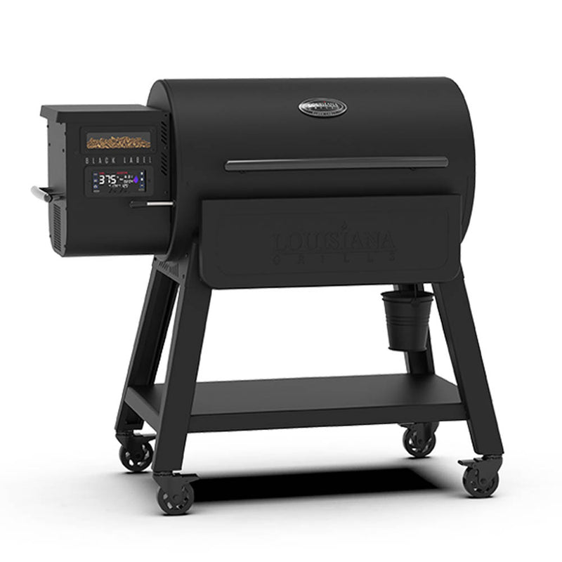 Louisiana Grills 1000 Pellet Grill Black Label LG1000BL with Front Shelf 10639