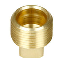 3/4" NPTF Barstock Square Head Plug Solid Brass Pipe Fitting End Cap Brand New