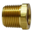 3/4" x 1/2" Male NPTF x Female NPTF Hex Bushing Reducer Solid Brass Pipe Fitting