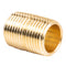 1/2" NPT X Male Close Pipe Nipple Threaded Brass Fitting Pipe Connector Single