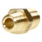 1/4" x 1/8" Male NPTF Pipe Reducing Hex Nipple Solid Brass Pipe Fitting New