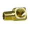 1/4" Short Male NPTF x Female NPTF Barstock Street Elbow Solid Brass Fitting New