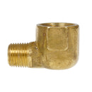 1/4" x 1/8" Yellow Brass 90 Degree Street Pipe Elbow Reducer Forged 116SRCA