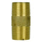 3/4" NPT x 2" Inch Long Solid Yellow Brass Nipple Extension 1200 PSI Max 117J2