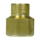 3/8" x 1/4" Yellow Brass Female to Female Coupling Reducer Pipe Fitting 119EE