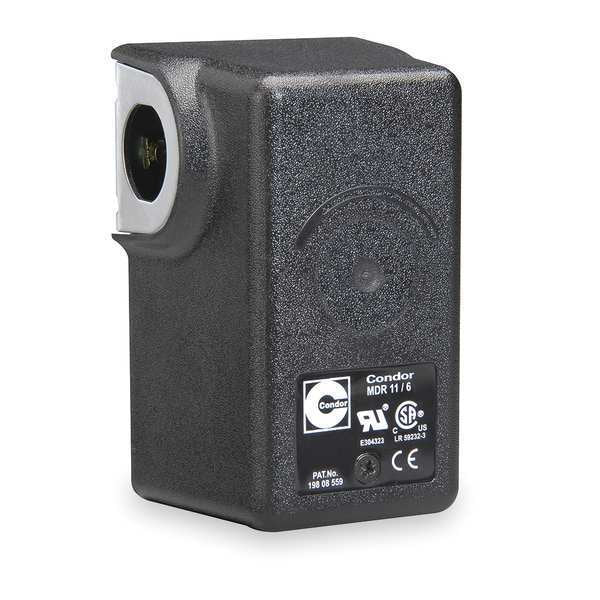 Condor MDR11/6 Pressure Switch Control Valve 80-100 PSI 1 Port 1/4" FNPT 11EAXX