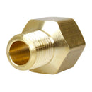 3/8" x 1/4" Female NPTF x Male NPTF Solid Brass Extension Adapter Pipe Fitting