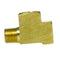 Triple 1/8" NPT Solid Brass Tee Fitting With 2 Female And 1 Male Threads 127A