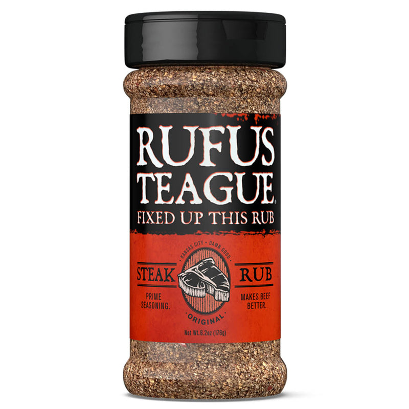 Rufus Teague Steak Rub Kansas City Style BBQ Seasoning 6.2 Oz Gluten Free