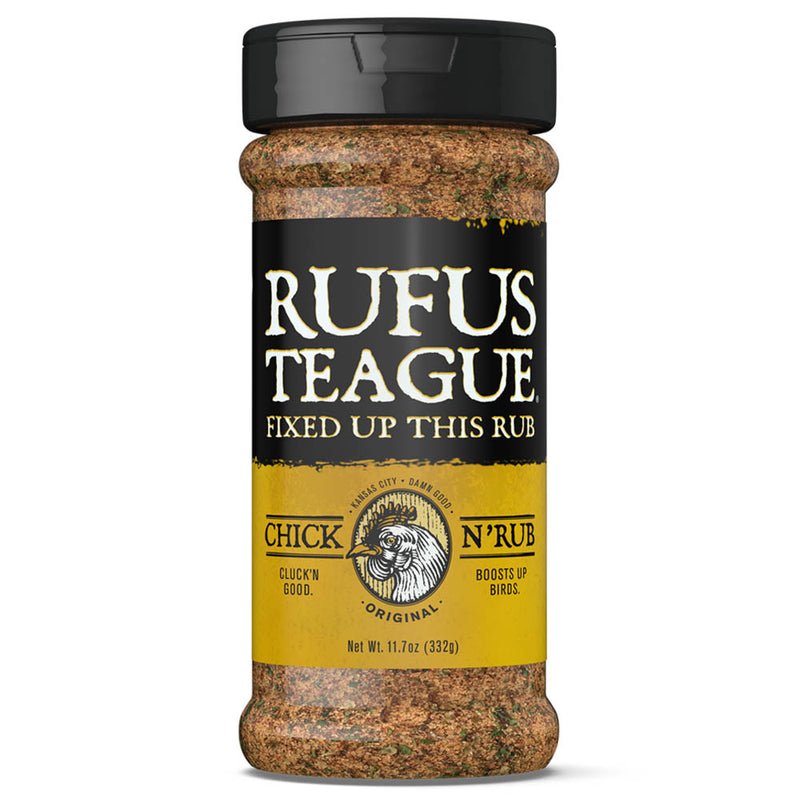 Rufus Teague Chick N' Rub Seasoning Kansas City Style BBQ 6.2 Oz Gluten Free
