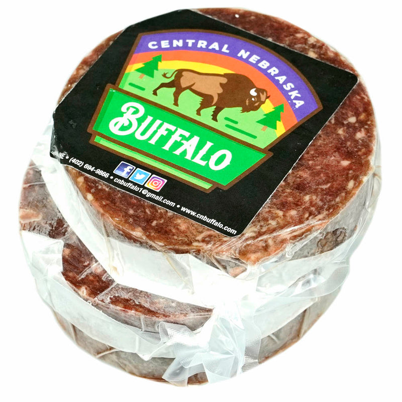 Central Nebraska Buffalo 3 Pc Bison Burger Patty Packages Naturally Raised 13947