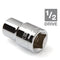12 Point 1/2" Drive x 7/16" Shallow Socket Premium Vanadium Steel TEKTON 14212