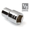 12 Point 1/2" Drive x 12mm Shallow Socket Premium Vanadium Steel TEKTON 14225