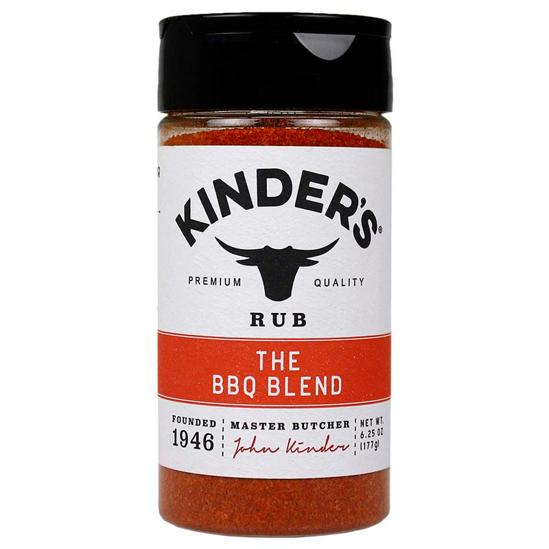 Kinder's BBQ Blend Seasoning All Purpose Rub Beef Pork Fish 6.25 Oz Bottle