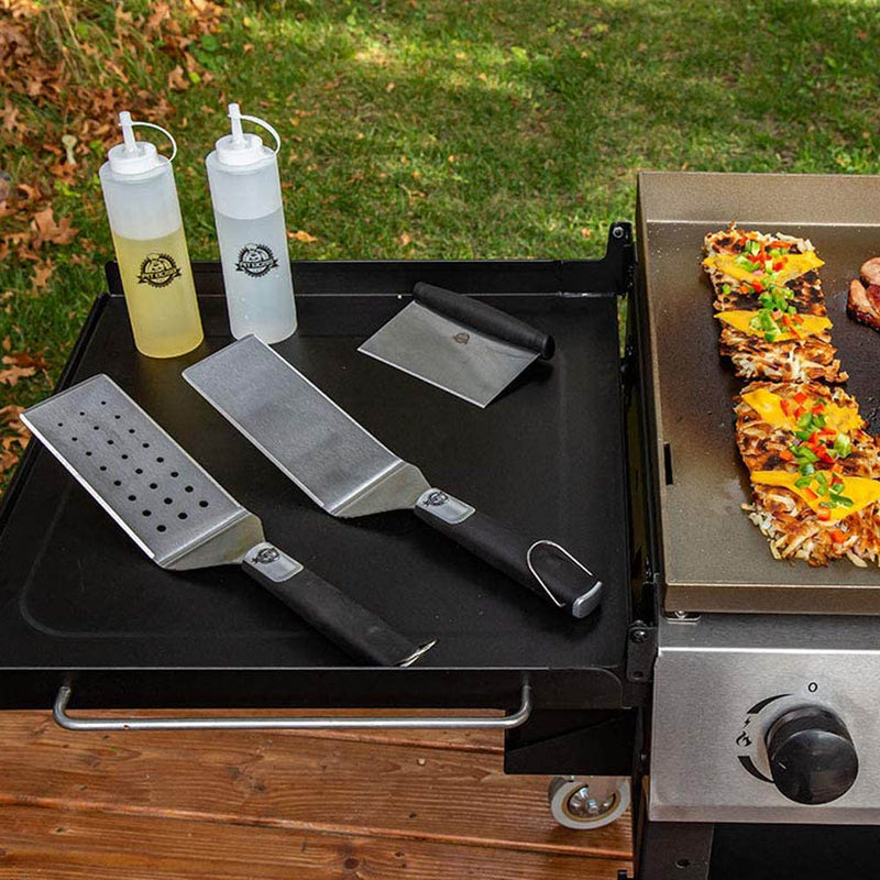 Grill Accessories Gifts Set BBQ Tools Griddle Outdoor Pit Boss