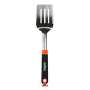 Mr Bar-B-Q Deluxe Spatula Stainless Steel W/ Serrated Edge & Rubber Grip 17 In