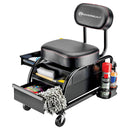 Powerbuilt Professional Detailer Roller Seat with Drawer and Tool Tray 240299