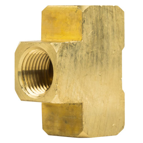 1/2" NPT Female Solid Brass Union Tee T Joint Pipe Hose Connector New