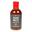 PS Seasoning Peach Buzz Bourbon BBQ Sauce Bottle Boozy & Sweet Sauce 18.2 oz