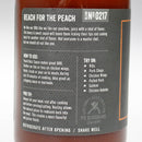PS Seasoning Peach Buzz Bourbon BBQ Sauce Bottle Boozy & Sweet Sauce 18.2 oz